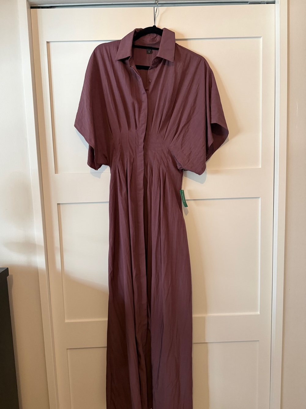 Simons Icone Mauve Button-Front Maxi Dress